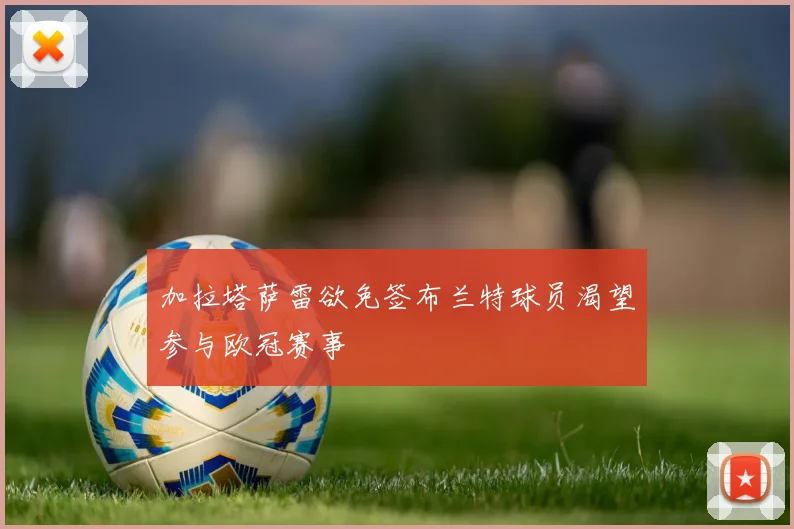 加拉塔萨雷欲免签布兰特球员渴望参与欧冠赛事